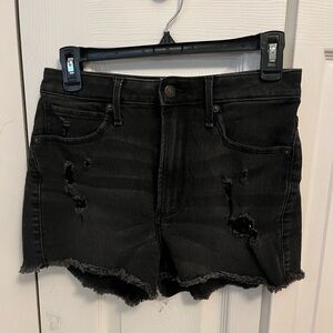 Abercrombie and fitch black Jean shorts